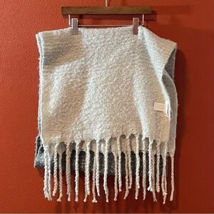 Mer Sea Women’s Classic Coastal Ombré Fringed Wide Wrap Scarf